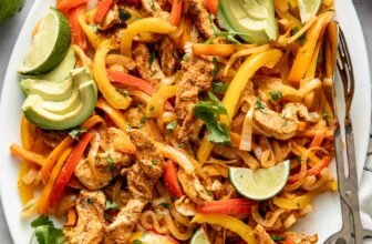Sheet Pan Chicken Fajitas