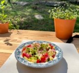 Crunchy Cucumber Tomato Salad